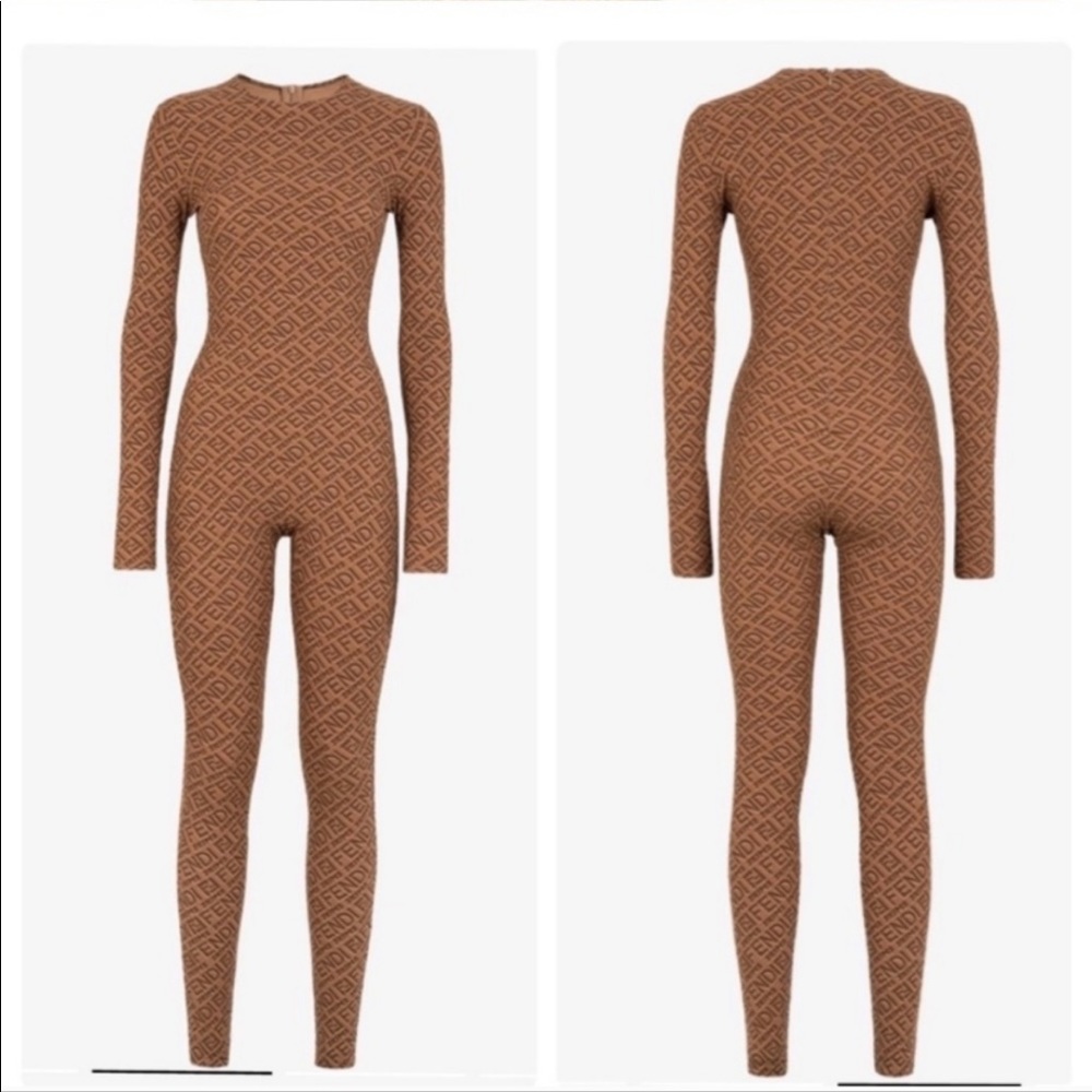 Skims x Fendi Crew Neck Full Onesie